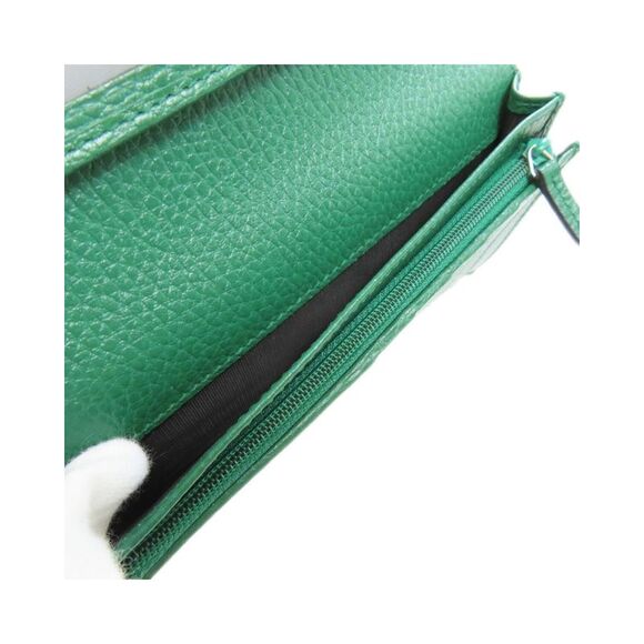 Pre Loved Gucci GG Logo Leather Wallet 570660 1B30T 1000 Women Black - Picture 5 of 8